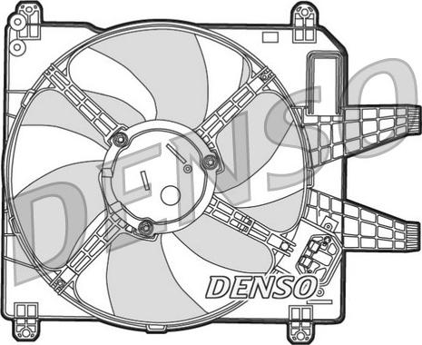 Denso DER09004 - Вентилятор, охолодження двигуна avtolavka.club