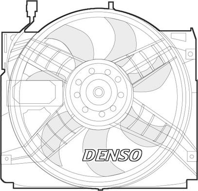 Denso DER05004 - Вентилятор, охолодження двигуна avtolavka.club