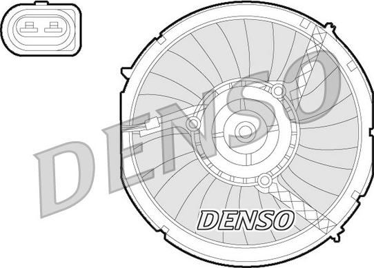 Denso DER02003 - Вентилятор, охолодження двигуна avtolavka.club