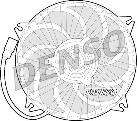 Denso DER07007 - Вентилятор, охолодження двигуна avtolavka.club