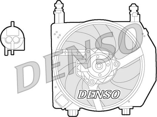 Denso DER10006 - Вентилятор, охолодження двигуна avtolavka.club
