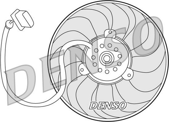 Denso DER32004 - Вентилятор, охолодження двигуна avtolavka.club