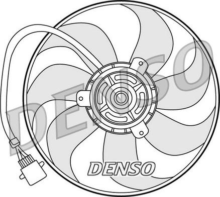 Denso DER32006 - Вентилятор, охолодження двигуна avtolavka.club