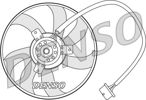 Denso DER32003 - Вентилятор, охолодження двигуна avtolavka.club