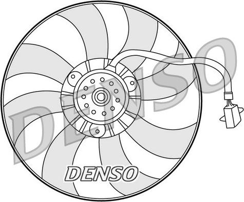 Denso DER32007 - Вентилятор, охолодження двигуна avtolavka.club