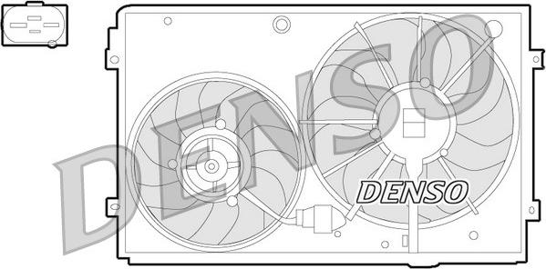 Denso DER32011 - Вентилятор, охолодження двигуна avtolavka.club