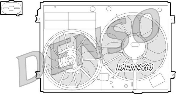 Denso DER32012 - Вентилятор, охолодження двигуна avtolavka.club