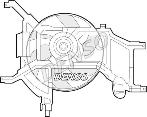 Denso DER37002 - Вентилятор, охолодження двигуна avtolavka.club