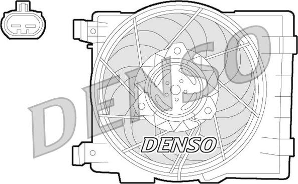 Denso DER20015 - Вентилятор, охолодження двигуна avtolavka.club