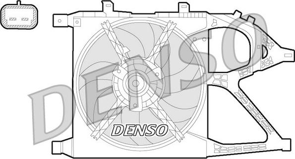 Denso DER20016 - Вентилятор, охолодження двигуна avtolavka.club