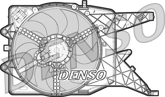Denso DER20011 - Вентилятор, охолодження двигуна avtolavka.club