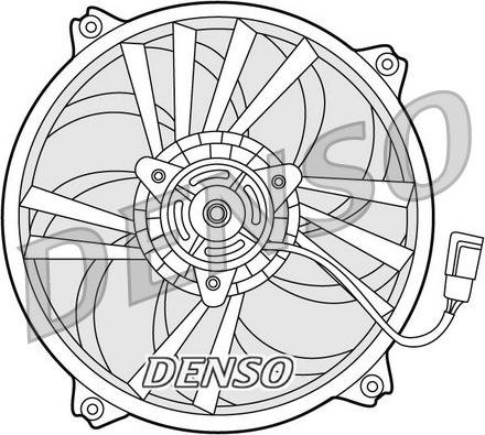 Denso DER21015 - Вентилятор, охолодження двигуна avtolavka.club