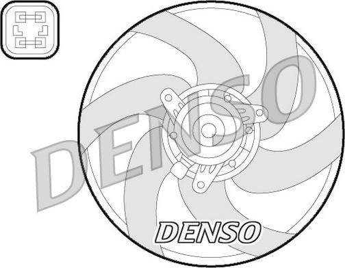 Denso DER21022 - Вентилятор, охолодження двигуна avtolavka.club