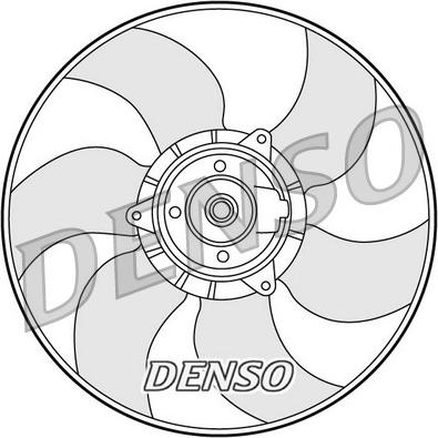 Denso DER23001 - Вентилятор, охолодження двигуна avtolavka.club