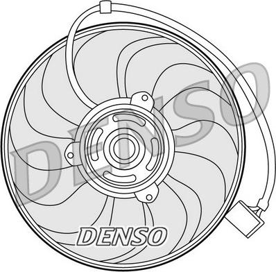 Denso DER27001 - Вентилятор, охолодження двигуна avtolavka.club