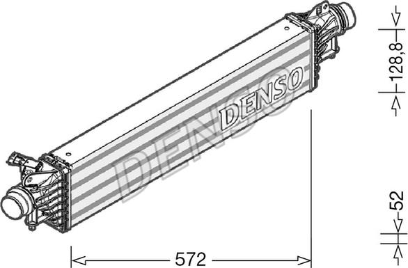 Denso DIT20005 - Интеркулер avtolavka.club