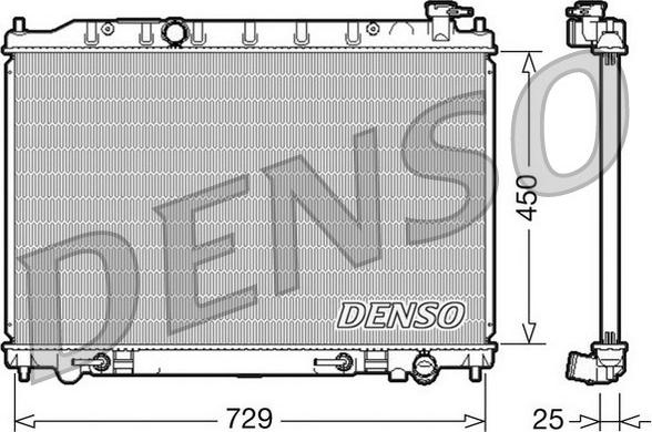 Denso DRM46029 - Радіатор, охолодження двигуна avtolavka.club