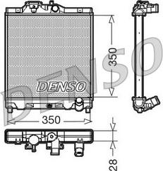 Denso DRM40004 - Радіатор, охолодження двигуна avtolavka.club