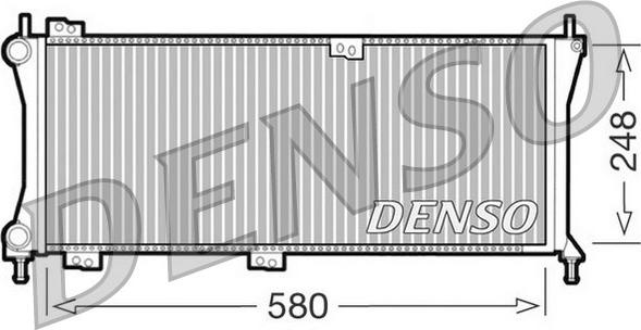 Denso DRM09083 - Радіатор, охолодження двигуна avtolavka.club