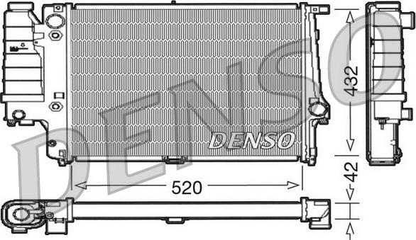 Denso DRM05065 - Радіатор, охолодження двигуна avtolavka.club