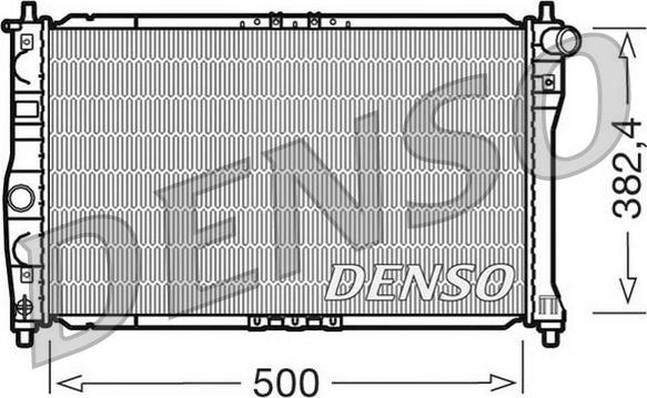 Denso DRM08001 - Радіатор, охолодження двигуна avtolavka.club
