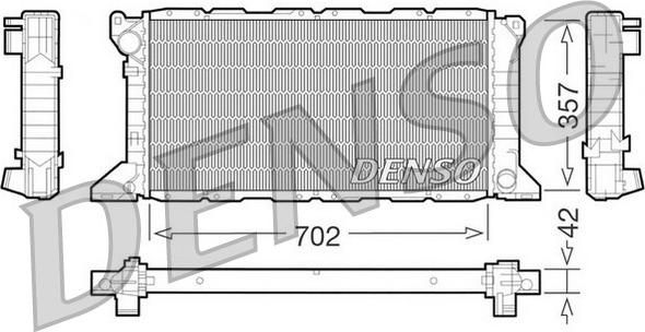 Denso DRM10099 - Радіатор, охолодження двигуна avtolavka.club