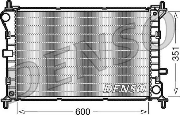 Denso DRM10051 - Радіатор, охолодження двигуна avtolavka.club