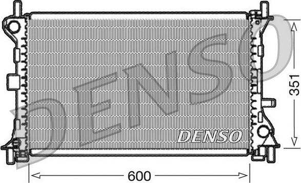 Denso DRM10052 - Радіатор, охолодження двигуна avtolavka.club