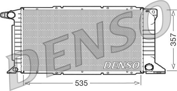 Denso DRM10101 - Радіатор, охолодження двигуна avtolavka.club