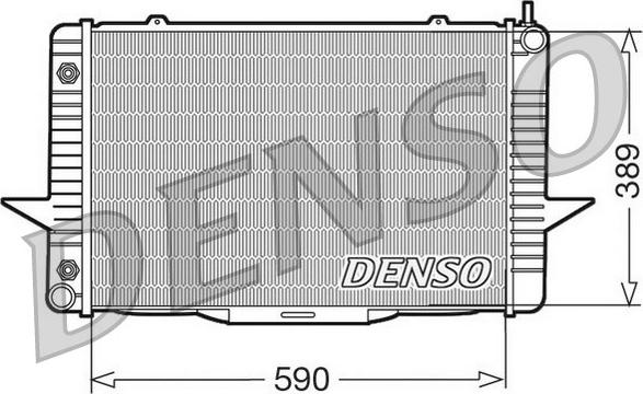 Denso DRM33067 - Радіатор, охолодження двигуна avtolavka.club