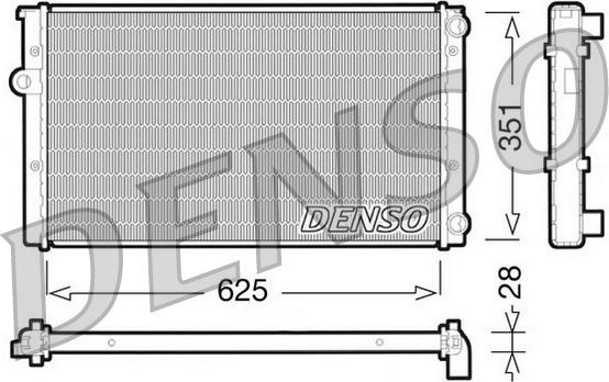 Denso DRM32009 - Радіатор, охолодження двигуна avtolavka.club