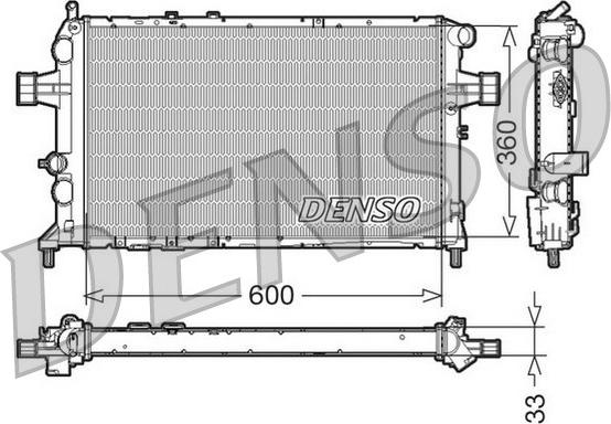 Denso DRM20018 - Радіатор, охолодження двигуна avtolavka.club