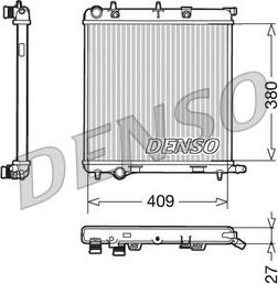 Denso DRM21026 - Радіатор, охолодження двигуна avtolavka.club