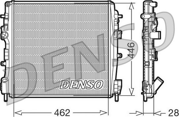 Denso DRM23018 - Радіатор, охолодження двигуна avtolavka.club