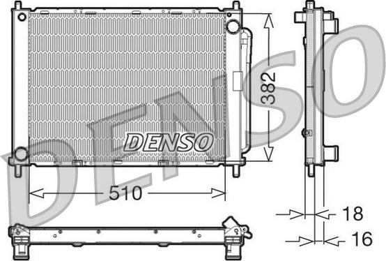 Denso DRM23100 - Модуль охолодження avtolavka.club