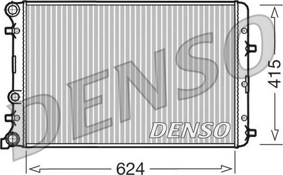Denso DRM27003 - Радіатор, охолодження двигуна avtolavka.club