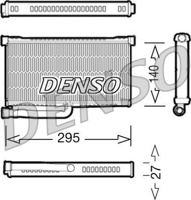 Denso DRR02004 - Теплообмінник, опалення салону avtolavka.club