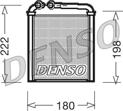 Denso DRR32005 - Теплообмінник, опалення салону avtolavka.club