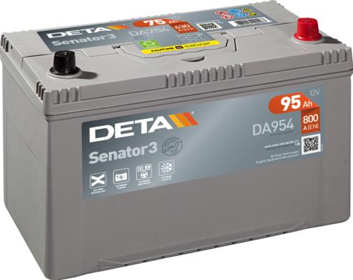 DETA DA954 - Стартерна акумуляторна батарея, АКБ avtolavka.club