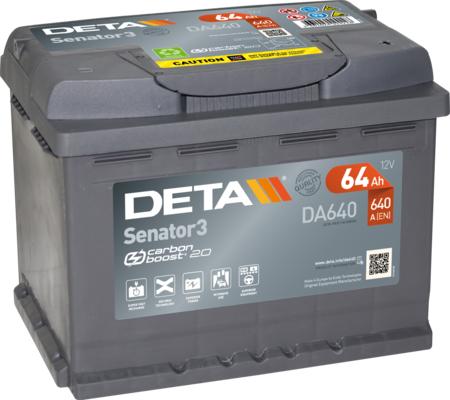 DETA DA640 - Стартерна акумуляторна батарея, АКБ avtolavka.club