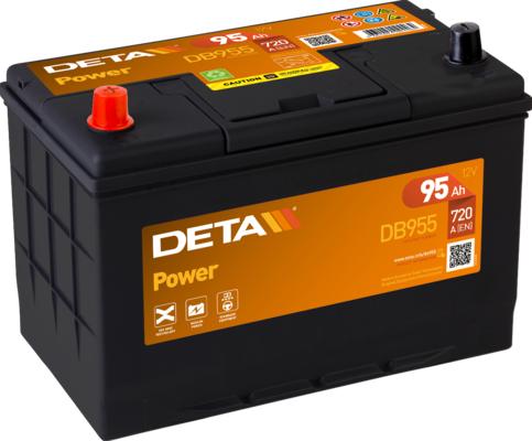 DETA DB955 - Стартерна акумуляторна батарея, АКБ avtolavka.club