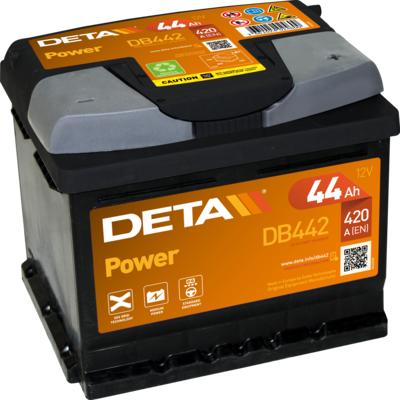 DETA DB442 - Стартерна акумуляторна батарея, АКБ avtolavka.club