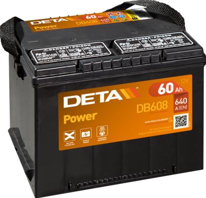DETA DB558 - Стартерна акумуляторна батарея, АКБ avtolavka.club