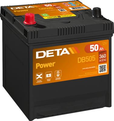 DETA DB505 - Стартерна акумуляторна батарея, АКБ avtolavka.club