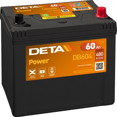 DETA DB604 - Стартерна акумуляторна батарея, АКБ avtolavka.club
