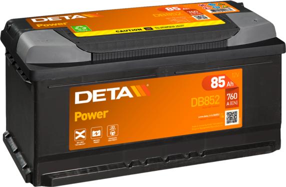DETA DB852 - Стартерна акумуляторна батарея, АКБ avtolavka.club