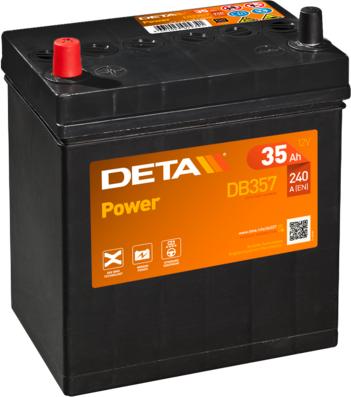 DETA DB357 - Стартерна акумуляторна батарея, АКБ avtolavka.club