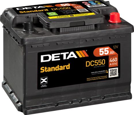 DETA DC550 - Стартерна акумуляторна батарея, АКБ avtolavka.club