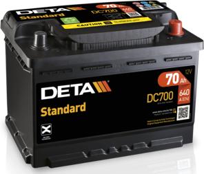 DETA DC700 - Стартерна акумуляторна батарея, АКБ avtolavka.club
