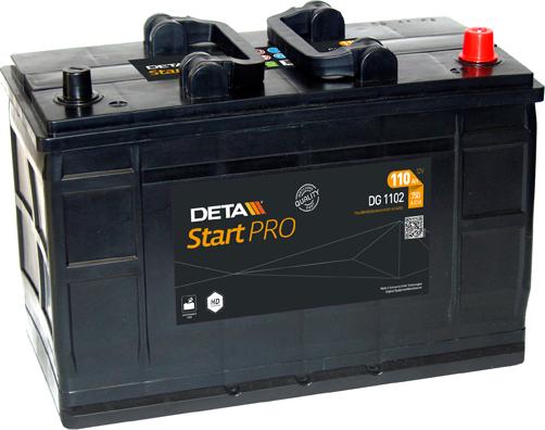 DETA DG1102 - Стартерна акумуляторна батарея, АКБ avtolavka.club